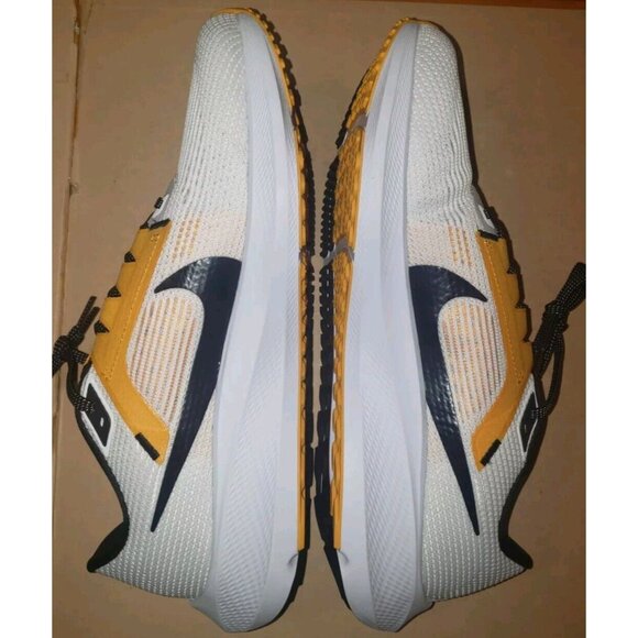 NIKE AIR PEGASUS 40 WEST VIRGINIA MEN\'S Size 12 WHITE/YELLOW NEW main image 9
